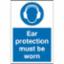 Sign "Ear Protection MBW 600 x 400mm RPVC 11449