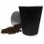 Cup Hot Drink 12oz (500) Black Ripple D0203