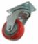 Castor 150mm Red Poly Swivel 622PNB Varley