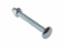 Hex Bolt Cup Sq c/w Nut BZP M12 x 75mm (Bag5)