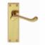 Furniture Lever Latch PB DL54S Vict Scroll