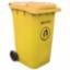 Wheelie Bin Plastic 240Ltr Yellow
