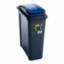 Bin Eco Recycling 25Ltr & Blue Lid 101725-Blue