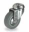 Castor 100mm Grey Rubber Swivel V30V100TRPB12