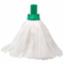 Mop Head Exel Big White Green Socket 102199-Grn