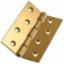 Butt Hinge 125x76x3.0mm SC Brass 3902 SD (Pair)