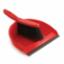 Dustpan & Brush Set 8" Red Soft DP4SETR