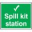 Sign "Emergency Spill Kit Station" 400x230x3mm