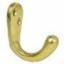 Wardrobe Hook Single Victorian Brass 21169