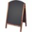 Blackboard Curved Top A- Board Oak 1100x66mm RCAB