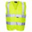 Builders Vest 2XL Hi-Vis Yellow 34745