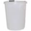 Feed Bucket White 26/28 Ltr c/w Handle & Lids