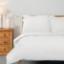 Duvet Comfort Percale Cover White Kingsize