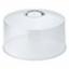 Cake Cover Clear c/w Met Handle 12 x 7.5"