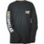 T-Shirt L/S Large Black Trademark CAT 1510034